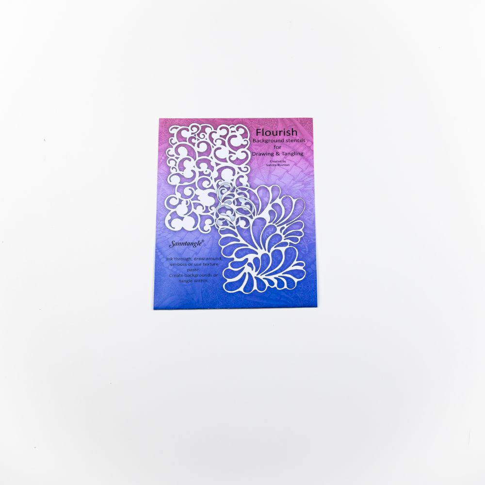 Background Flourish Stencils & Instructions