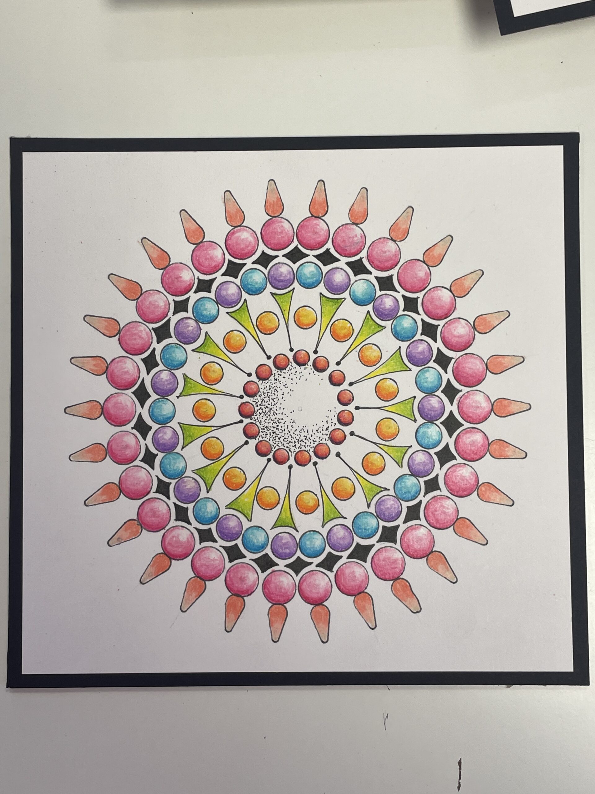 Dotty Mandala ROUND Stencil & Booklet - Image 4